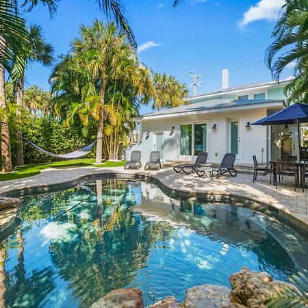 Sandy Pants - Designer Beach Chic Home Steps To Beach Backyard Oasis W Heated Pool 安娜玛丽亚 外观 照片